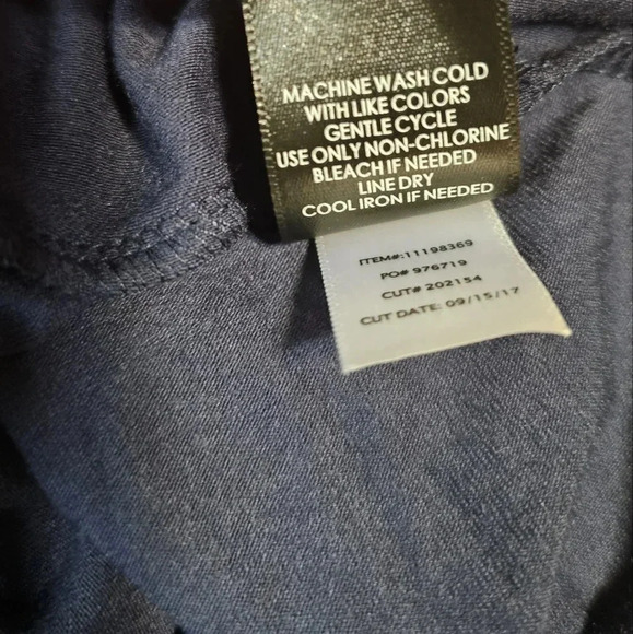 Torrid Trapeze Dress Women’s Size 4X Jersey Stretch V-Neck Artsy Boho Navy Blue - Picture 11 of 11